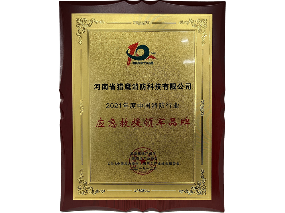 2021年度中國消防行業