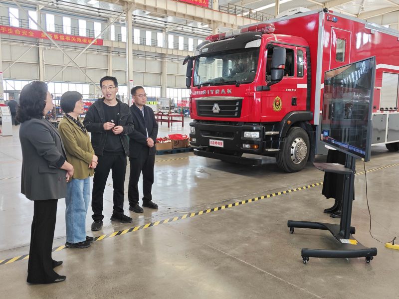 安陽市政協調研獵鷹消防科技